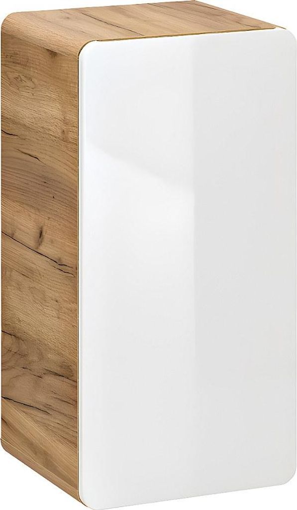 Badezimmersockel in Natur und Weiß - 32 × 35 × 68 cm (L × B Produktbild 