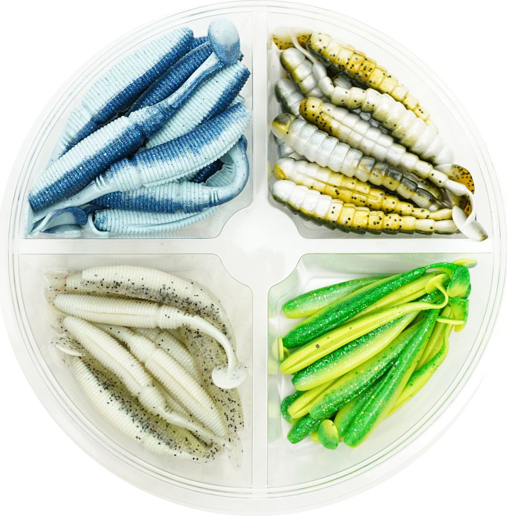 Fish-Xpro Softbait Set - Seebarsch - 7-12cm - Sortiment