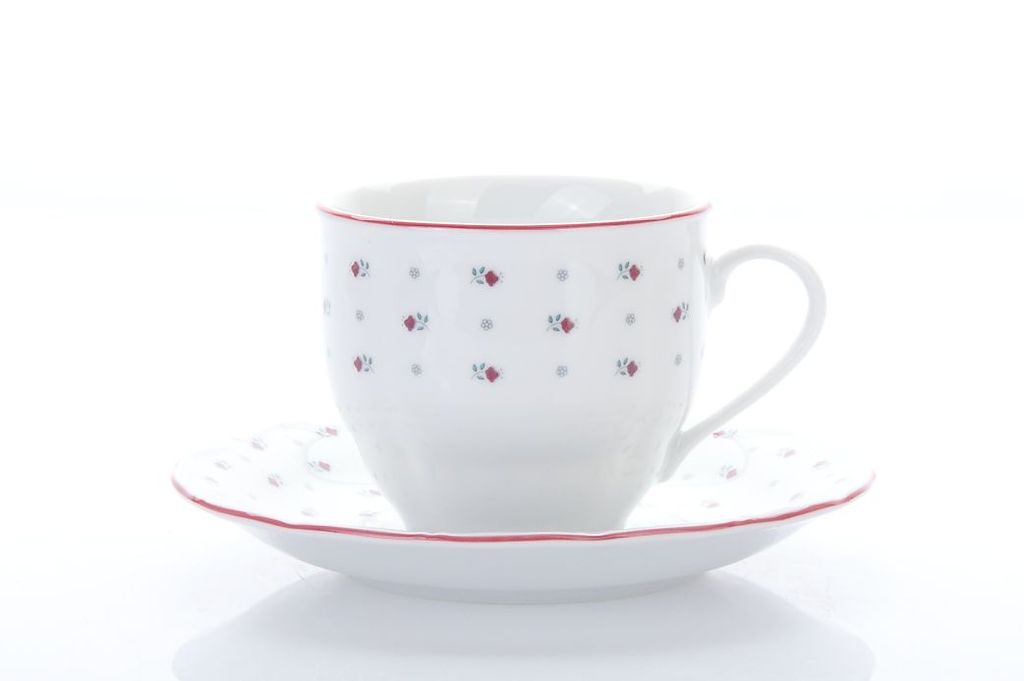 Filiżanka i spodek do kawy, czeska porcelana, Verona, 250 Zdjęcie produktu 