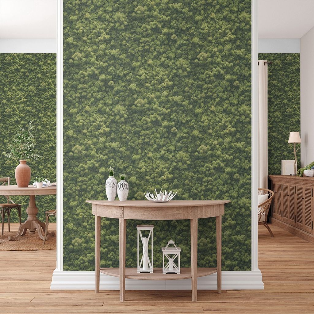 Tapete Aleix Botanical Dschungel M1-No.11271 Vlies Grün Tadessi 10.05 m x 0.53 m
