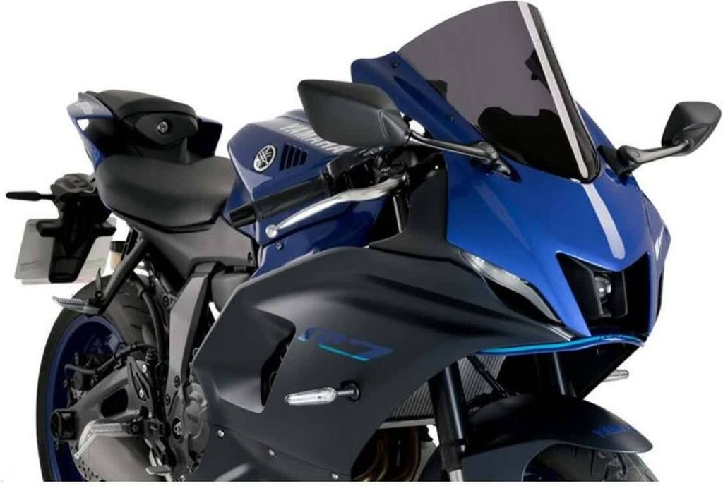 Cupolino PUIG r-racer fumè scuro omologato ABE per Yamaha Immagine del prodotto 