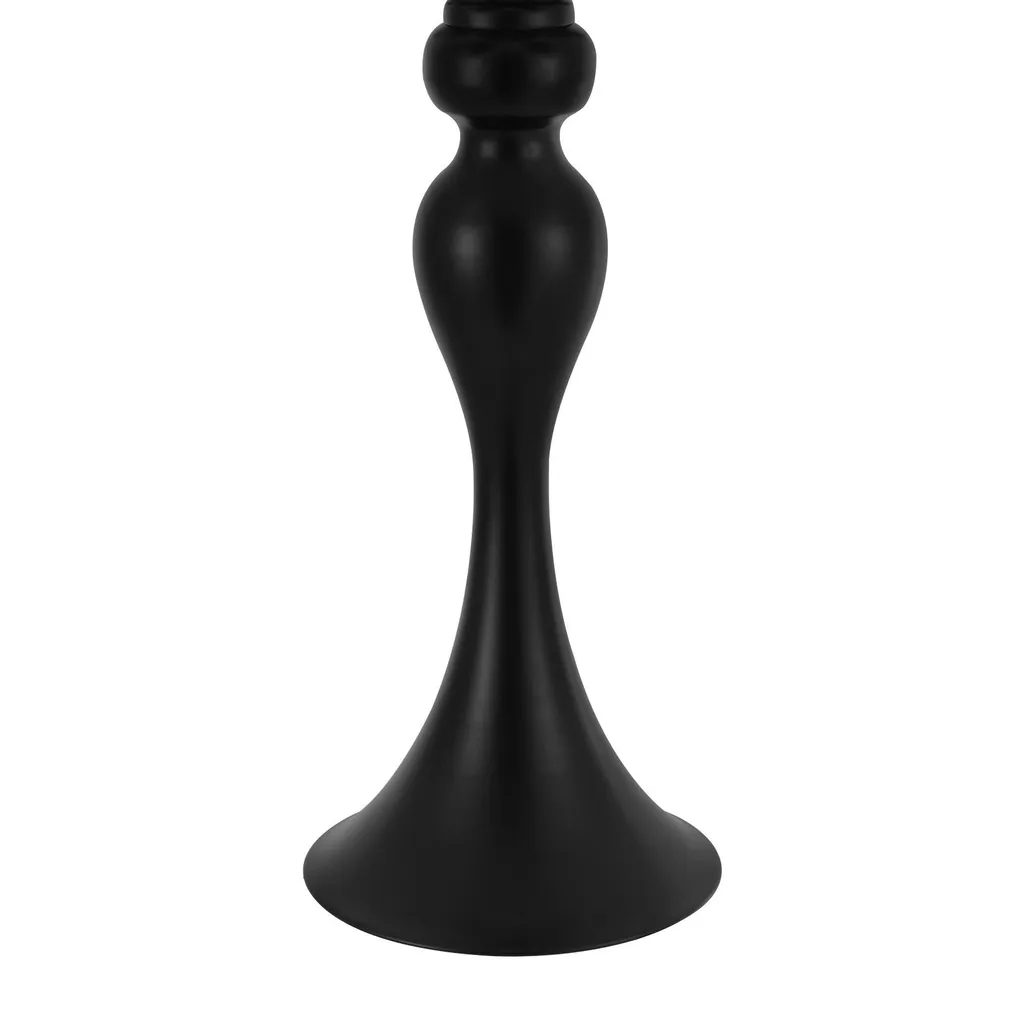 Chandelier Noir Stable 5 Branches 51.5cm - Centre de Table sans Risque - 7