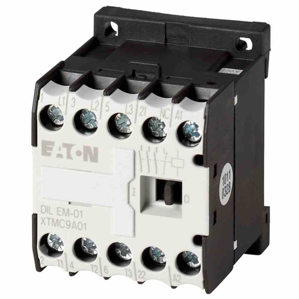 Eaton DILEM-01(24V50HZ), Stykač, Černá, Bílá, IP20, 45 mm, Obrázek produktu 
