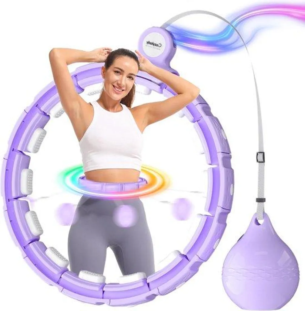 Cerceau lumineux LED 18 pouces pour le sport et la danse acrobatique