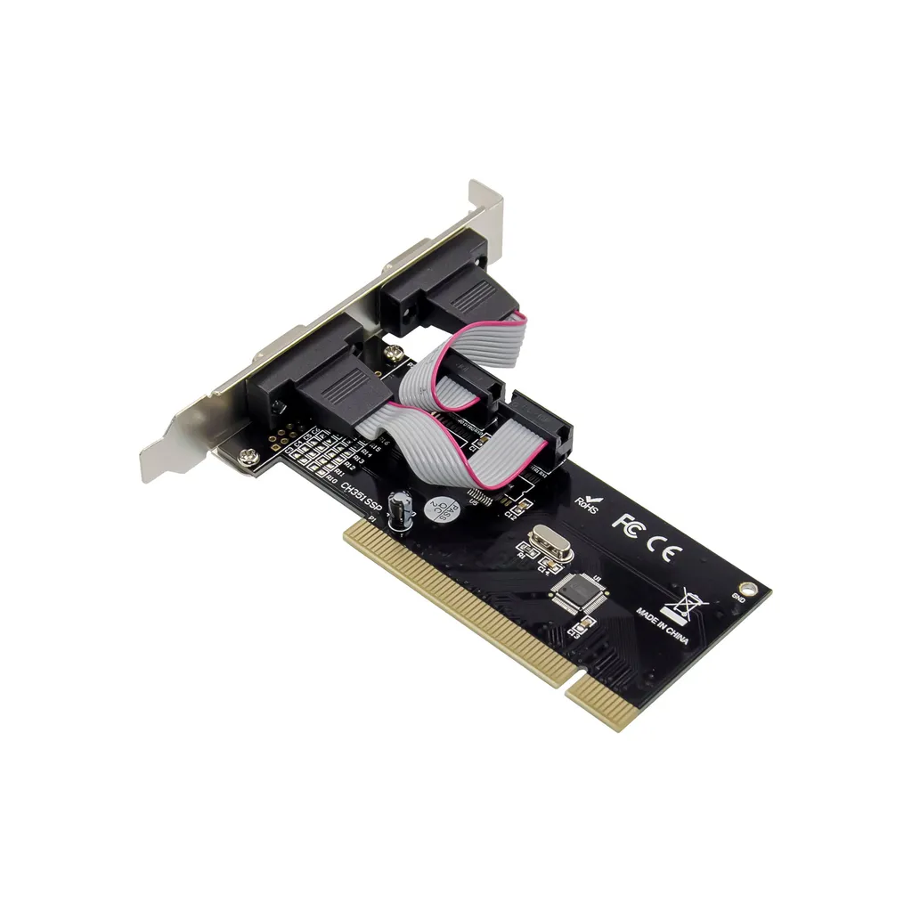 InLine Carte d'interface PCI vers 2 Ports Séries RS232 9 Broches DB9 - 2