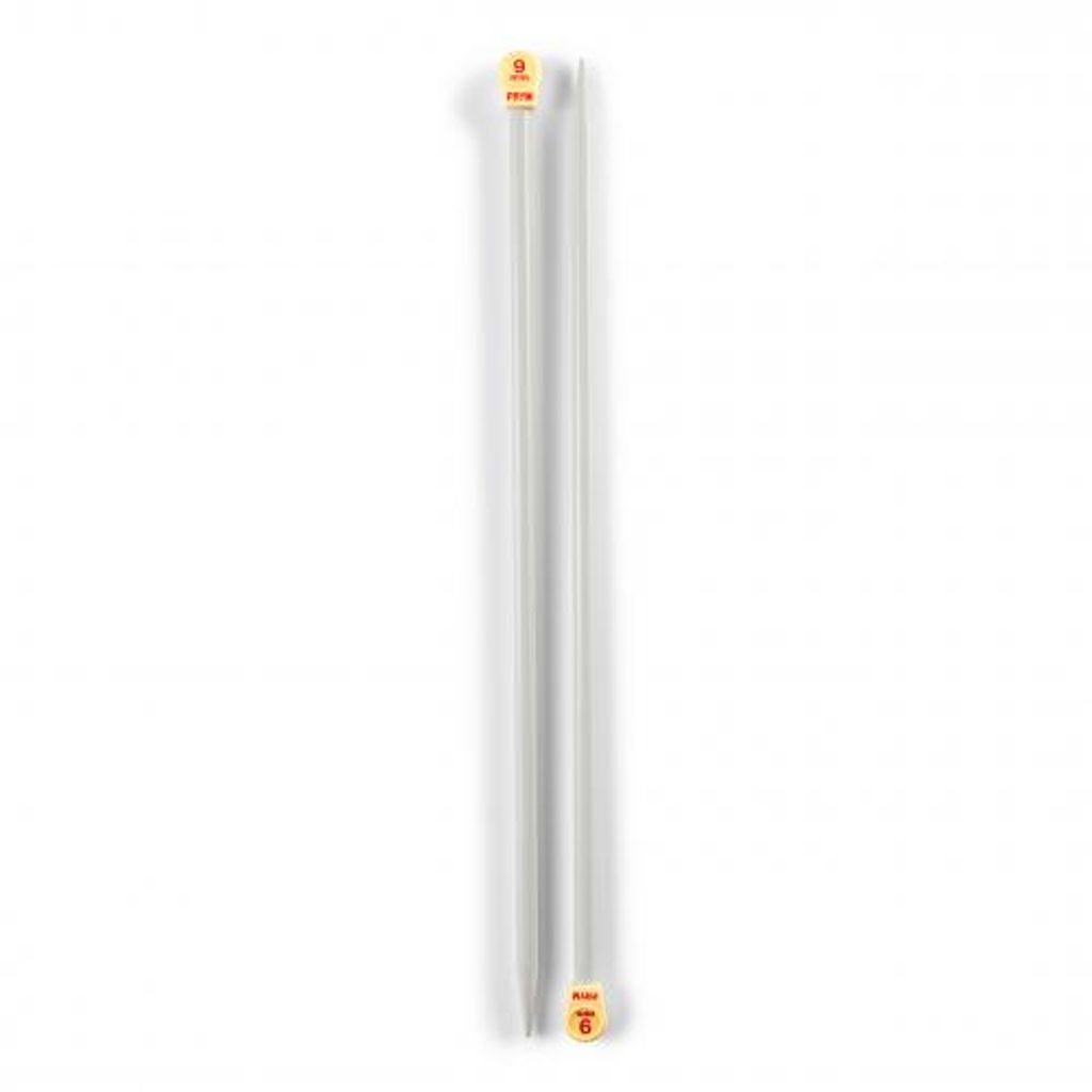 PRYM Jackenstricknadeln Kunststoff, 40 cm, Ø 9,00 mm, grau