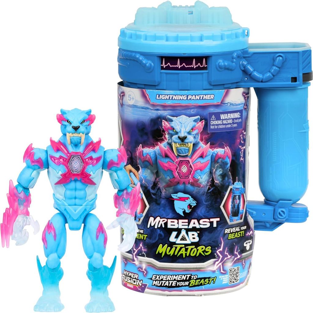 Mr. Beast Lab Swarms Actionfigur Lightning Panther 26 cm Obrázok produktu 