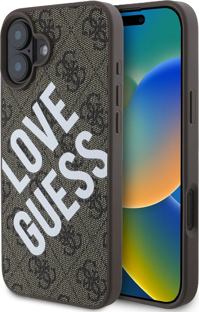 Custodia iPhone 16 Guess MagSafe 4G Marrone: Qualità Originale - 5