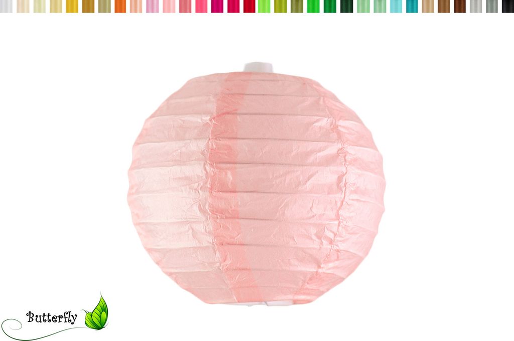 1 Lampion 10cm, Farbauswahl:hellrosa 150 Produktbild 