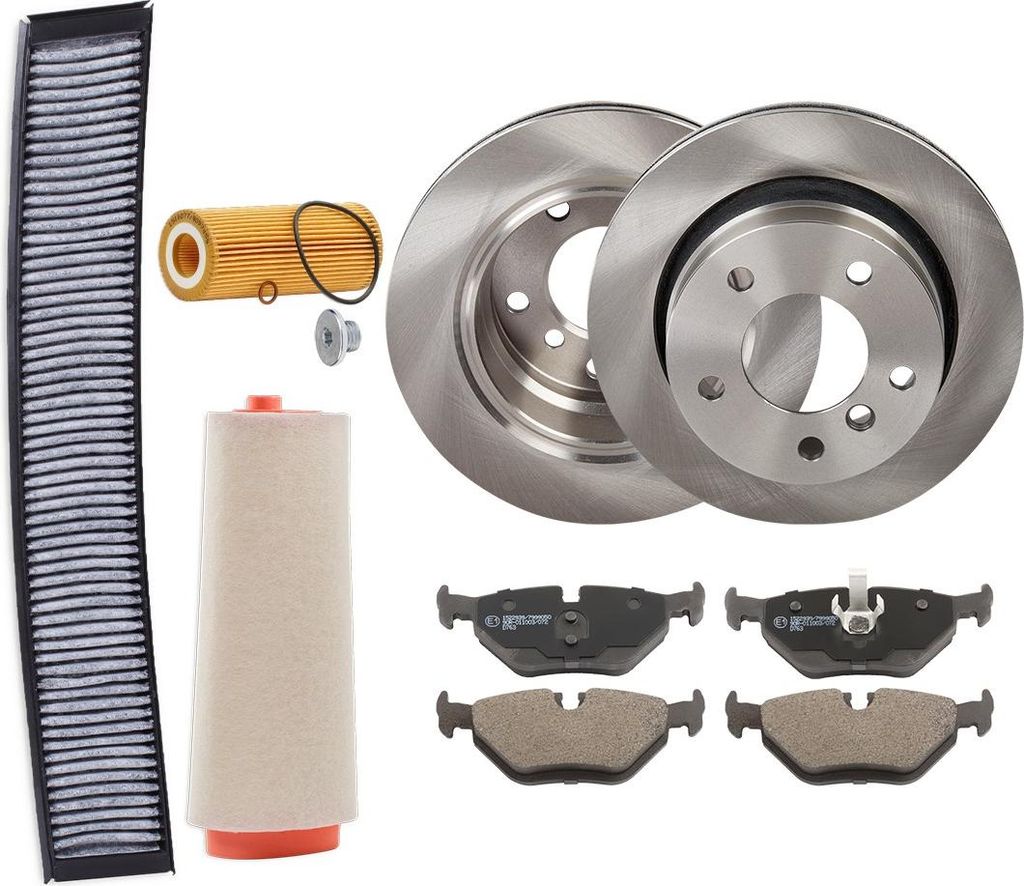 RIDEX Inspektionspaket Filterset für BMW 3 Limousine (E46) 3 Touring (E46)