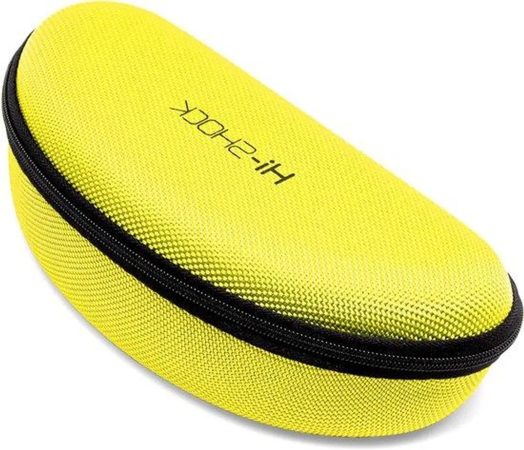 Boîtier à lunettes antichoc jaune hydrofuge - Pièce unique ultra solide