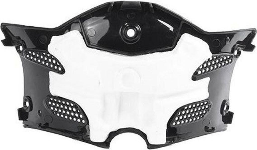 Ls2 Ff324 Middle Plastic Part Kinnschutz Schwarz Schwarz One Size