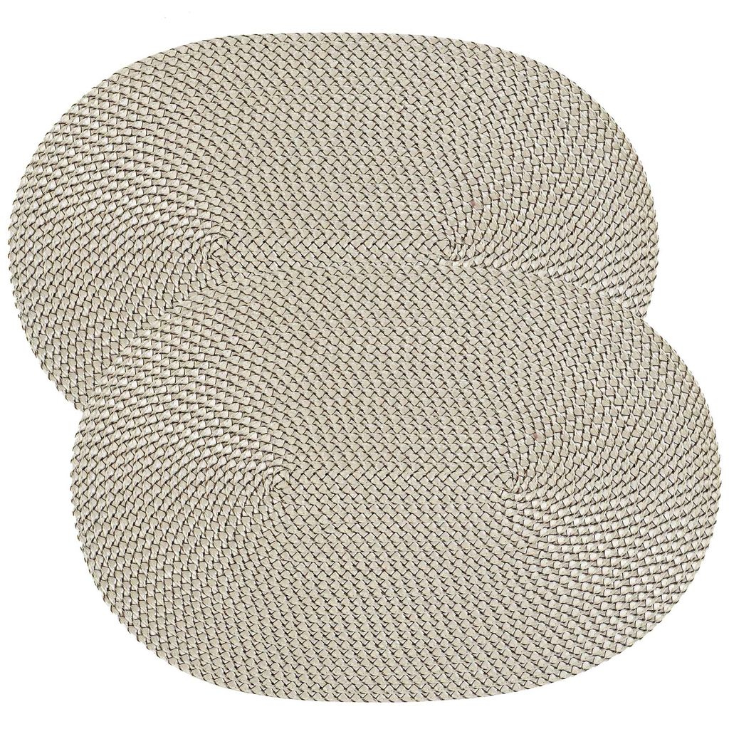Tischset 2er Set ecru oval 33x45 cm Basket Platzset Produktbild 