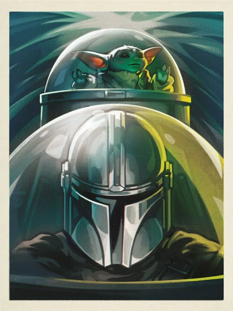 Décoration Murale Star Wars N-1 Starfighter Toile Encadrée 80 x 60 cm