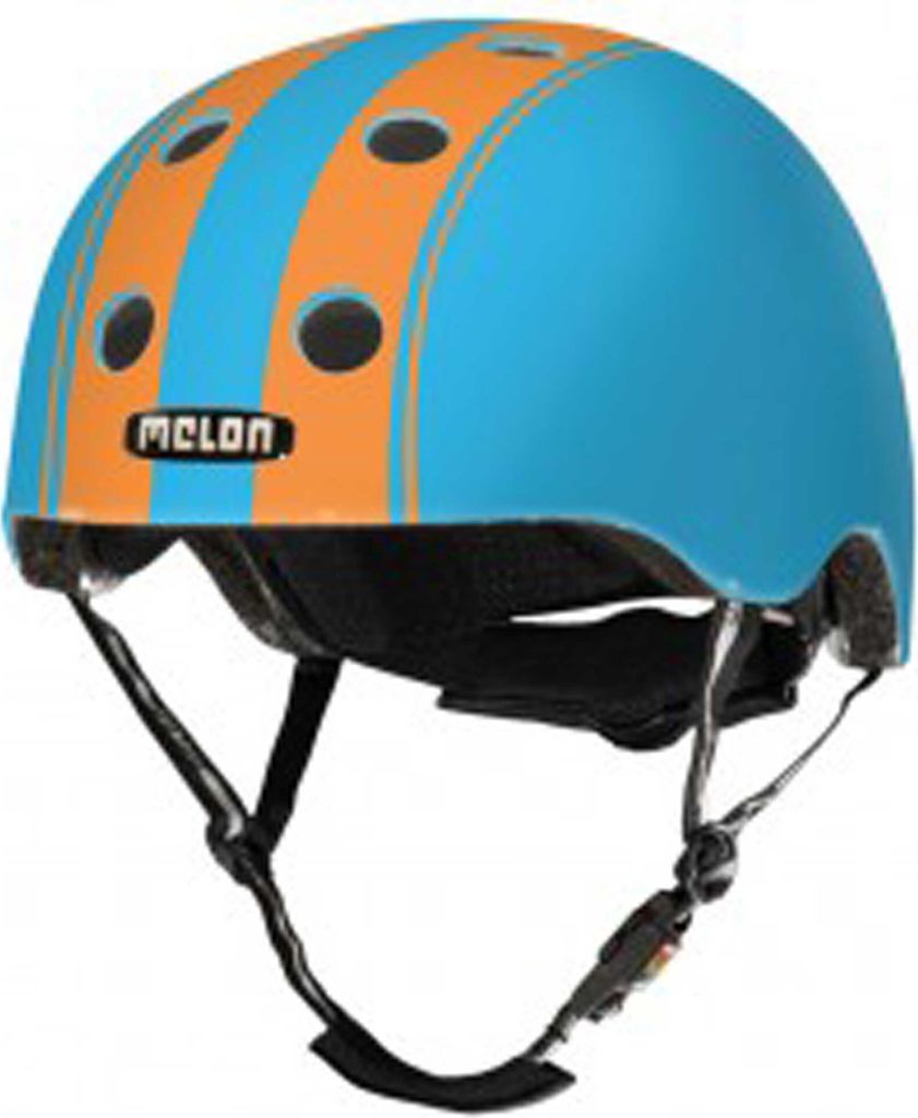 Melon Fahrradhelm Urban Active , Double Orange Blau, M-L