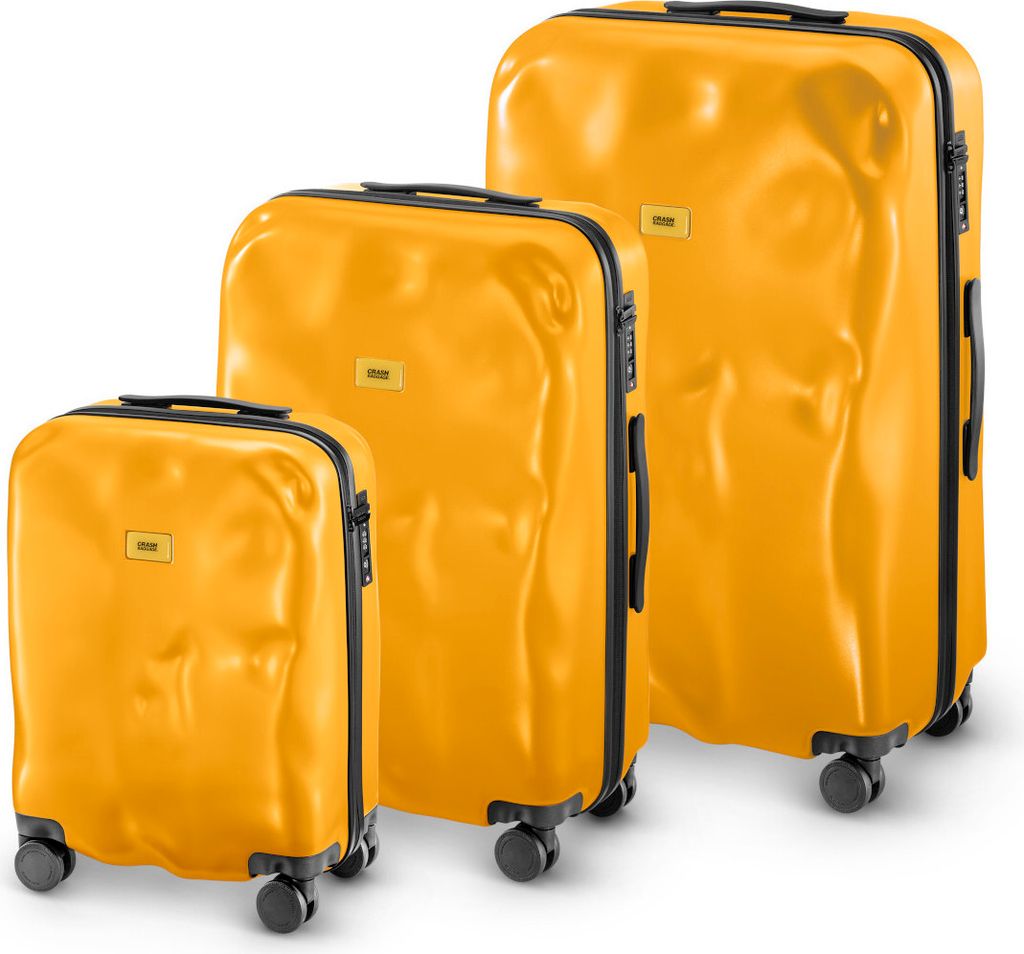 Crash Baggage Icon Kofferset Gr. L/M/S - Yellow