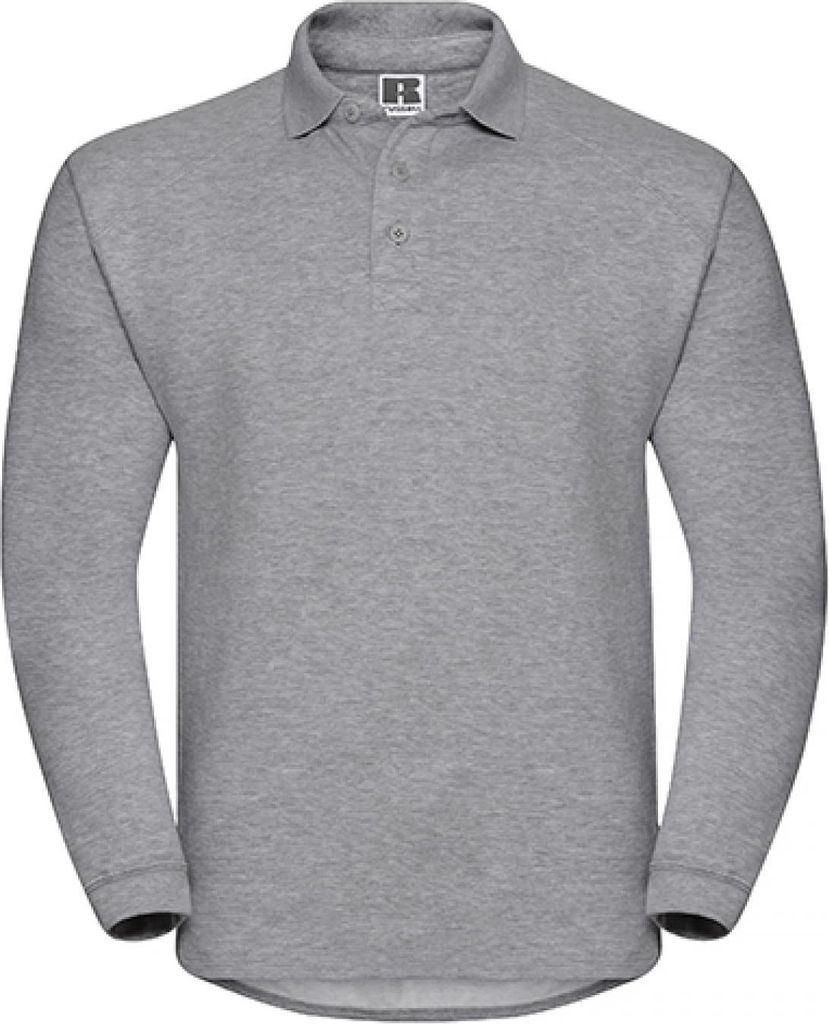 Russell R-012M-0 | Herren Workwear-Poloshirt - Waschbar bis 60 °C - bis 4XL - Farbe: Light Oxford (Heather) - Größe: 4XL