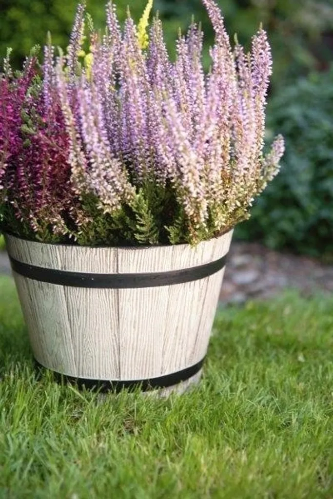 Cache-pot Design Sori 23 cm Marron Clair pour Plantes et Arbustes - 10