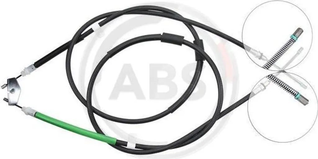 Câble de frein à main A.B.S. K12405 compatible avec KA OE 1479552