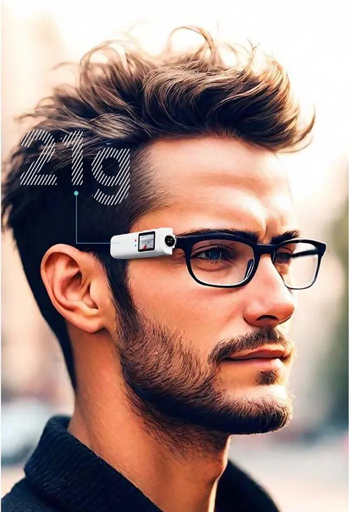Caméra Lunettes Haute Résolution 2.7K HD avec Écran IPS et Kit Complet - 3