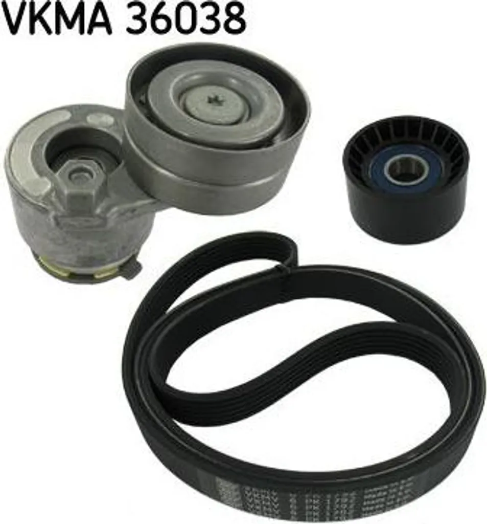 Jeu de Courroies Trapézoïdales Crantées SKF pour Master et Vivaro Diesel