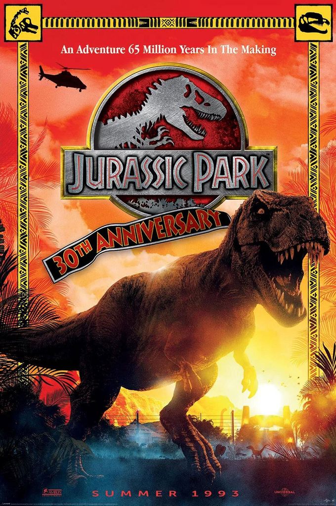 Jurassic Park Poster 30th Anniversary Produktbild 