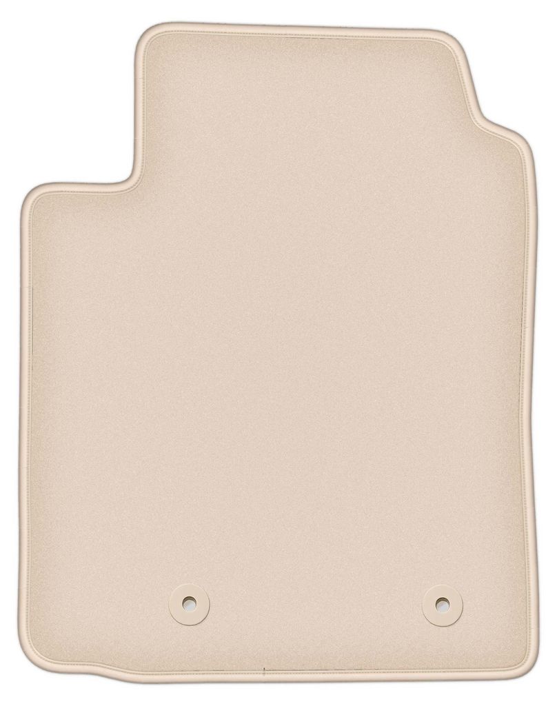 DURBAN Beige Velours-Fahrerfußmatte für Toyota Yaris I 5-türig (1999-2005)