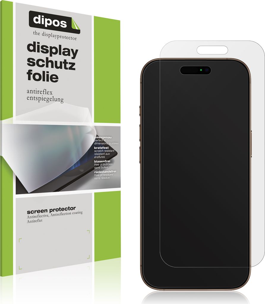 4x Schutzfolie für Apple iPhone 16 Pro matt Produktbild 