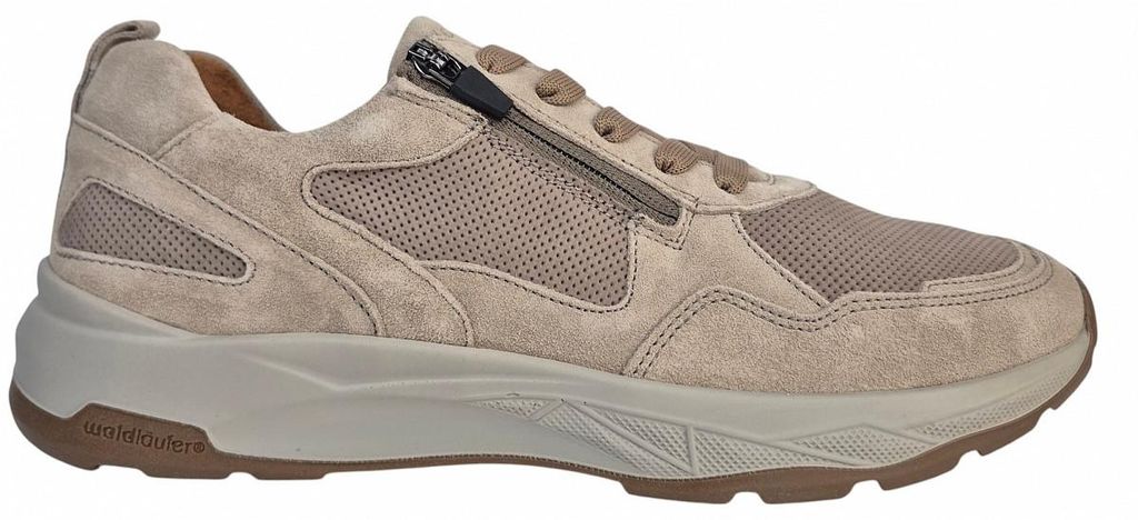 Waldläufer H-Tom sahara sportlicher Schnürer Beige in Gr. 42