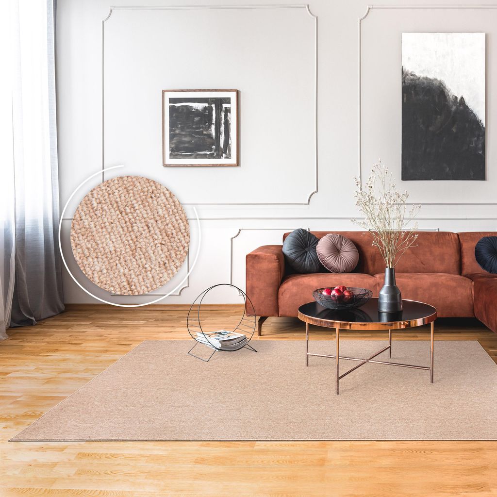 Paco Home Teppich Wohnzimmer Schlafzimmer Kurzflor Waschbar Produktbild 