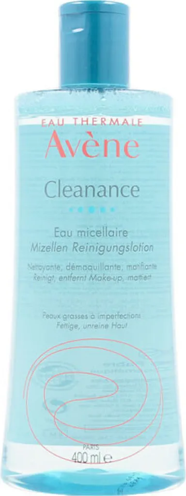 Avène Cleanance Eau Micellaire 400ml - Nettoyant Visage Peaux Grasses