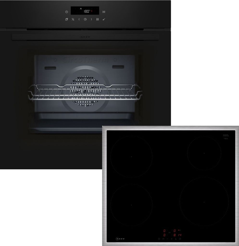 Neff BTX46PIB0 Set Backofen B2CCJ7AK3 + Induktionskochfeld T46SBE1L0