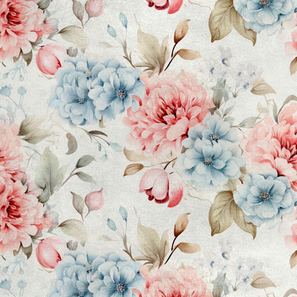 Royal Samt Stoff Polyester Zum Nähen - Motiv Blumen - RDX2278