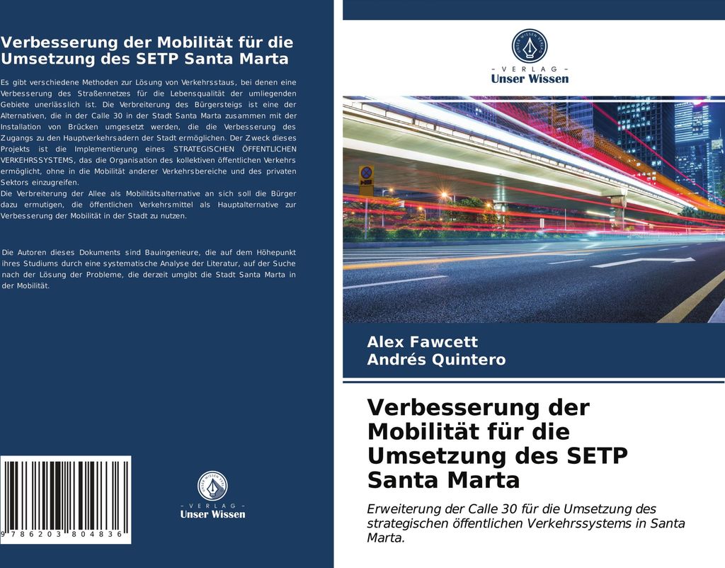 Verbesserung der Mobilität für die Umsetzung des SETP Santa Marta