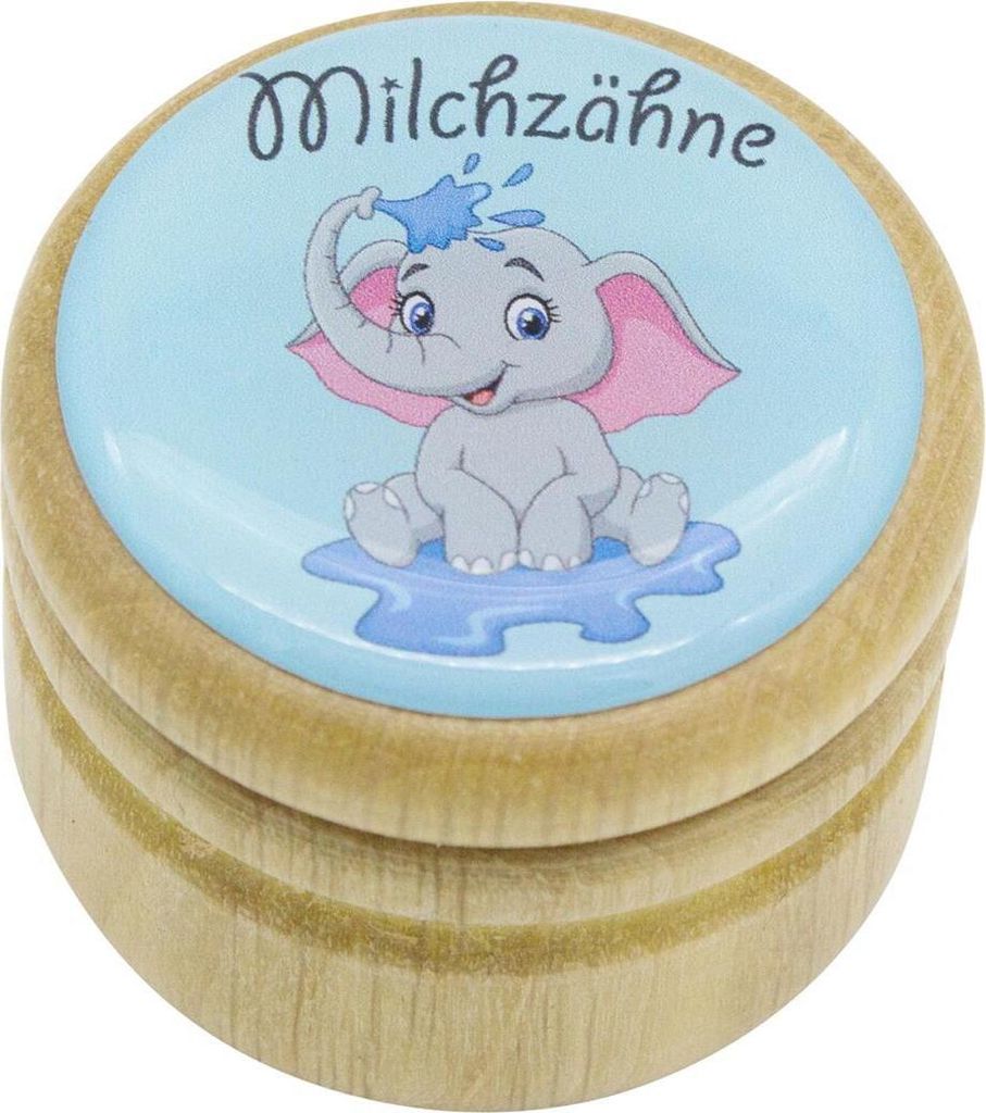 Milchzahndose Elefant Zahndose Milchzähne Bilderdose aus Produktbild 