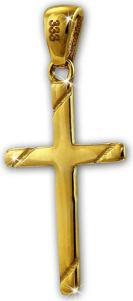 Pendentif femme croix 333 or jaune 8 carats GoldDream D2GDH503Y luxe