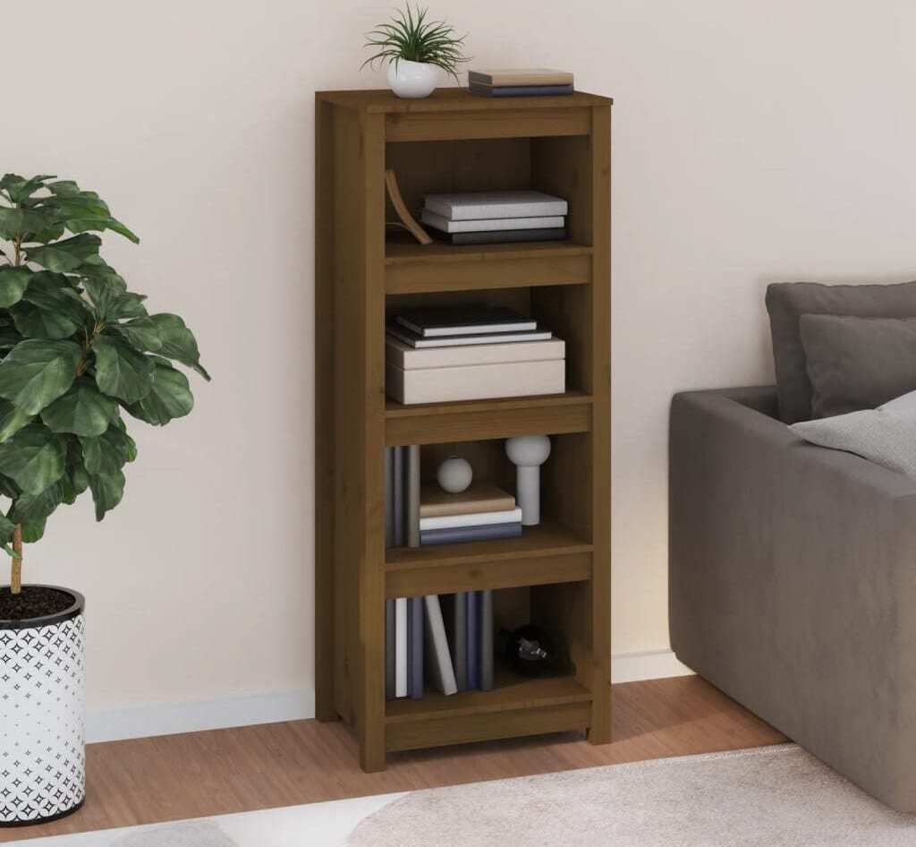 Maison Exclusive - Bücherregal Honigbraun 50x35x125,5 cm Massivholz Kiefer