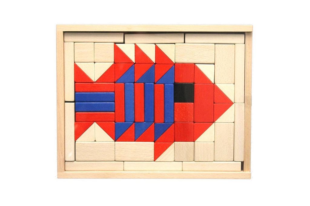 Ebert 205326 Baukasten Fisch Holzbausteine