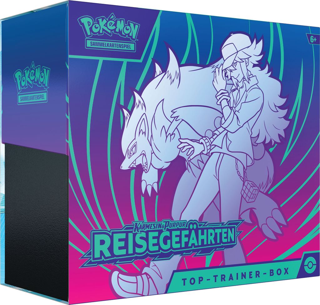 Pokémon-Sammelkartenspiel: Top-Trainer-Box Karmesin und Purpur