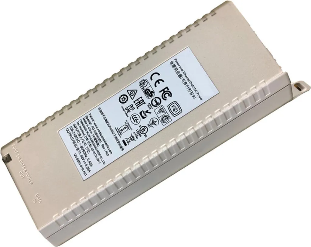 Injecteur PoE+ 30W HPE R9M77A pour Réseau Ethernet Gigabit et Bornes Wi-Fi