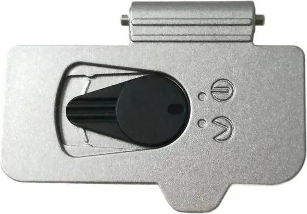 Trappe de batterie en TPU pour Olympus E-M5 Mark II coloris argenté