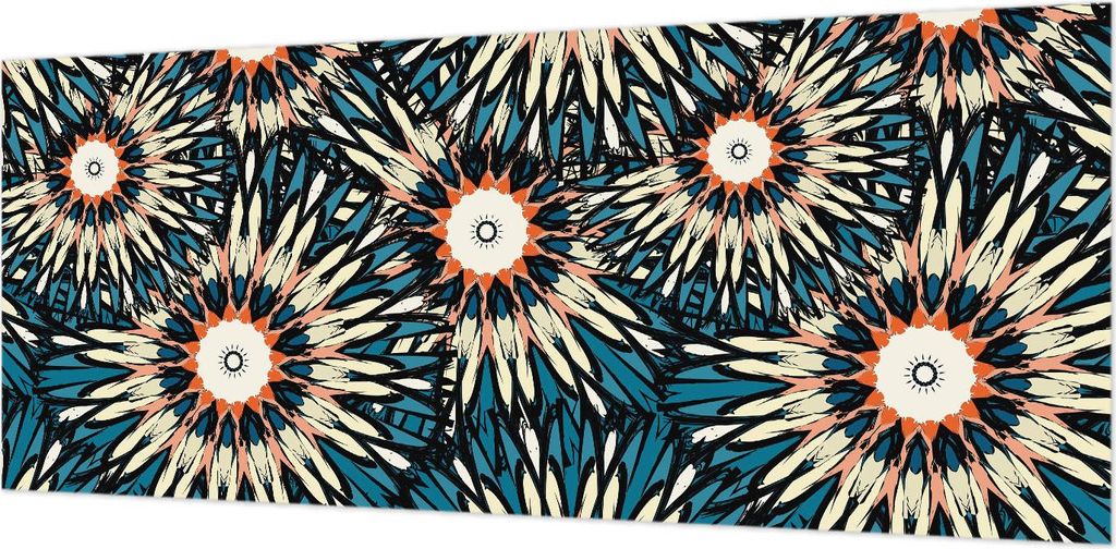 Wandtapete - Dekorative Tapete für Wohnzimmer- Tapetenfolie für Wanddekoration - 208x146 cm - Blumenenergie