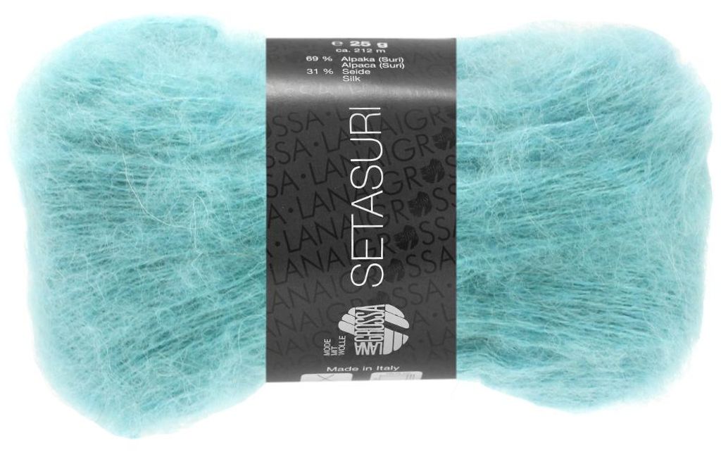 Lana Grossa - Setasuri 0028 türkis Produktbild 