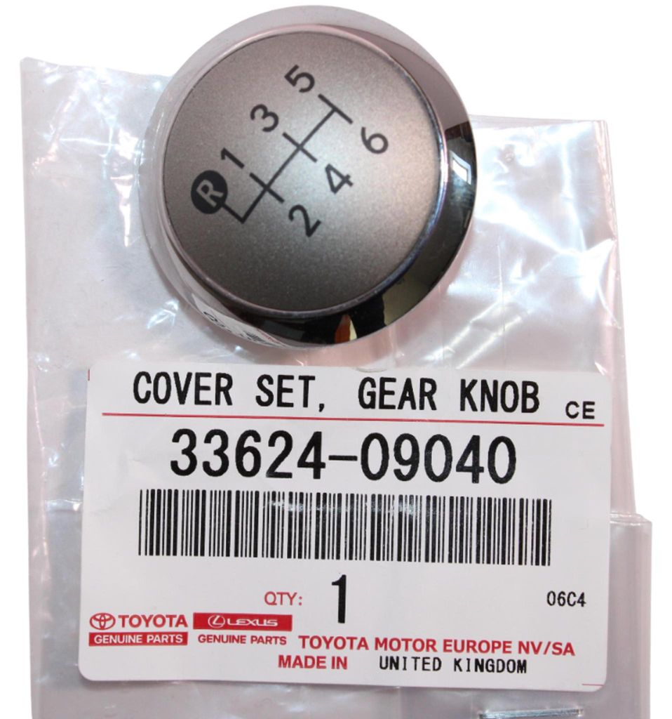 TOYOTA Auris Verso Avensis 6 marce cuffia pomello cambio Immagine del prodotto 