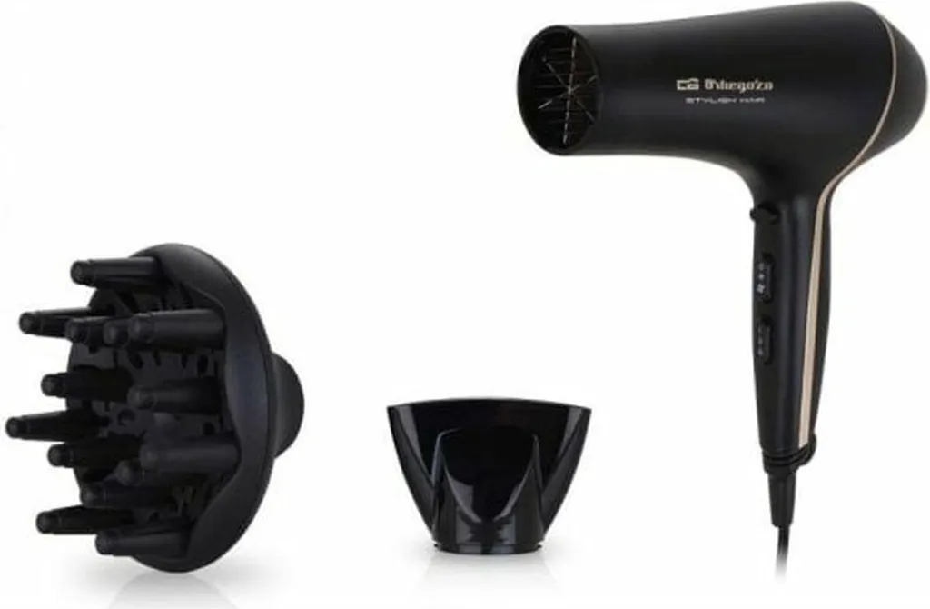 Sèche-cheveux Orbegozo SE-2065 Noir 2000 W : Puissance et Précision - 4