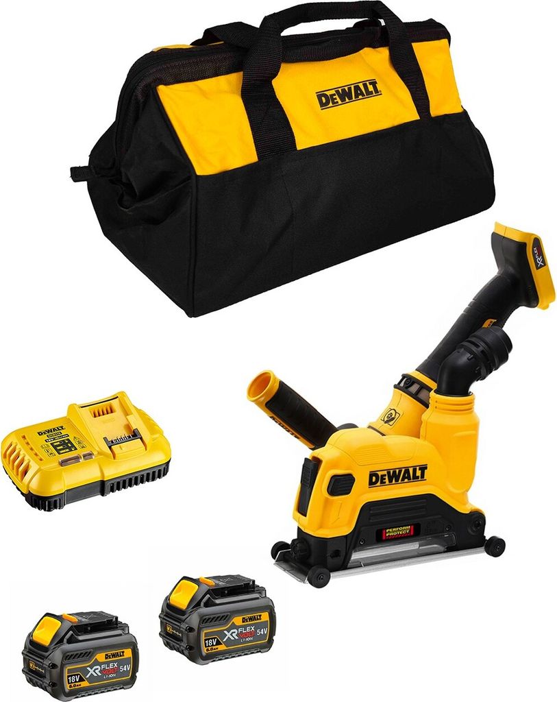 DeWALT Kit DCG4610T2 (DCG414 + DWE46225 + 2 x 6,0 Ah + Produktbild 