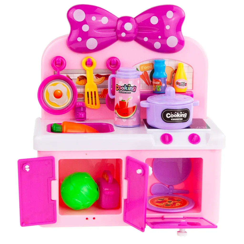 Cuisine pour enfants avec évier et brûleur Set-X20 en bois durable - 10