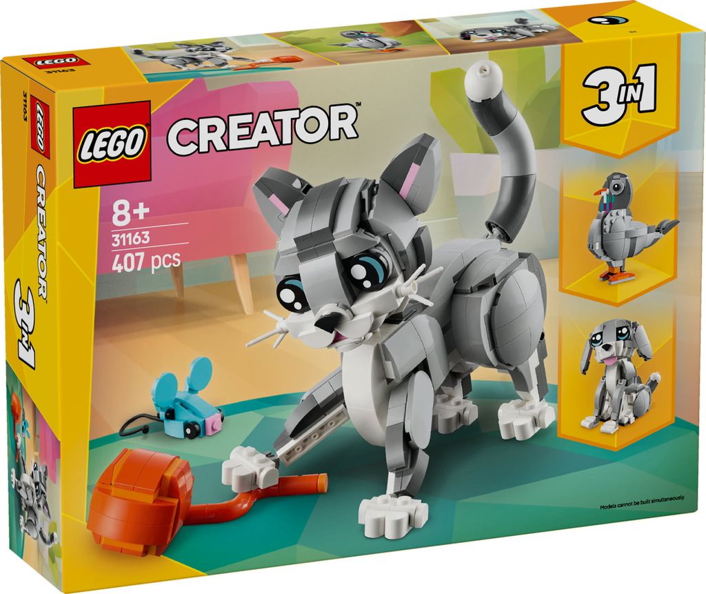 LEGO® Creator 31163 Šedá kočka Obrázek produktu 
