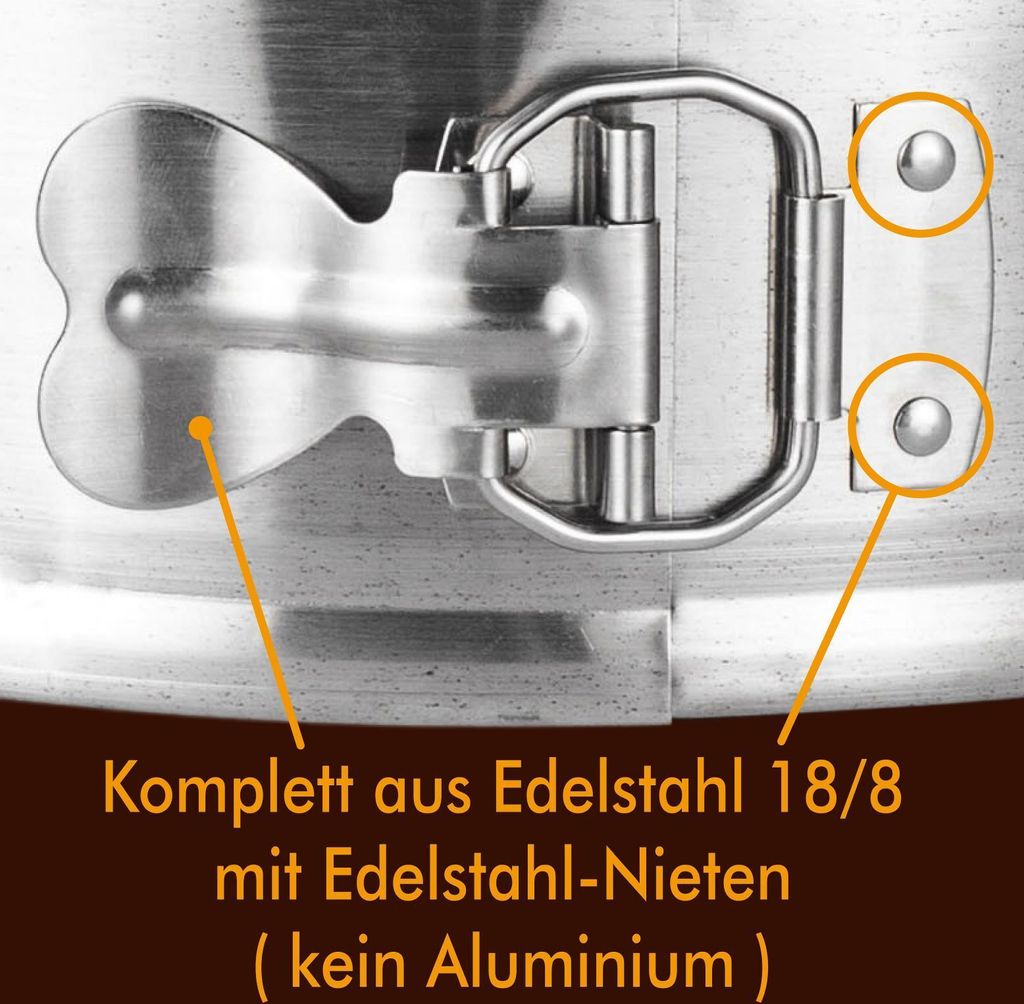Springform Edelstahl Backform Kuchenform unbeschichtet Produktbild 3