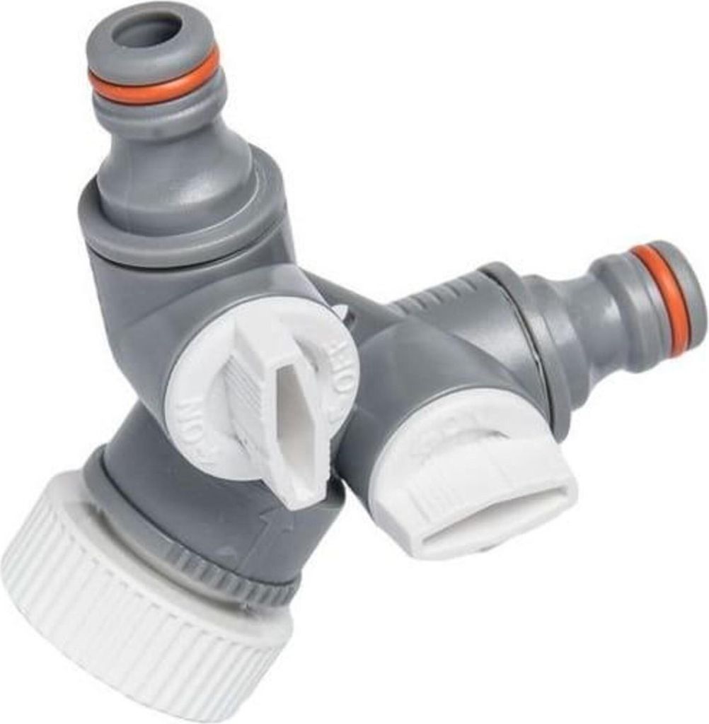 Bradas 2-Wege-Ventil WHITE LINE mit Hahnanschluss 1" - 3,4" Produktbild 